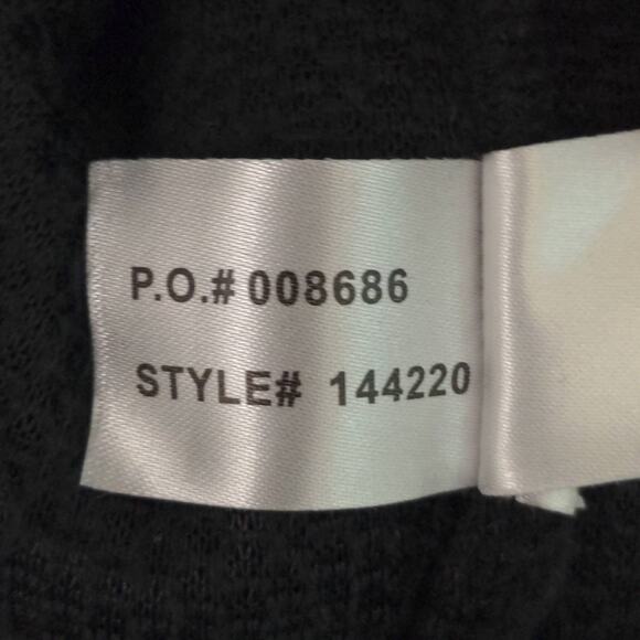 Carbon 2 Cobalt Mens Fleece Jacket Black Quarter Zip Mockneck Sherpa Large Tall - Picture 7 of 8